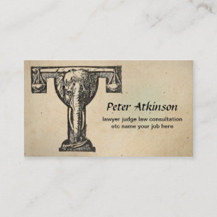 carte de visite professionnelle d'avocat