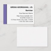 Carte de visite professionnelle de base (Devant / Derrière)