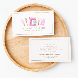 Carte de visite professionnelle de boulangerie aqu