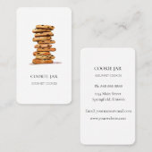 Carte de visite professionnelle de boulangerie bla (Devant / Derrière)