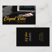 Carte de visite professionnelle de chauffeur de se (Devant / Derrière)