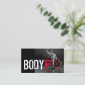 Carte de visite professionnelle de coach sportif d (Debout devant)