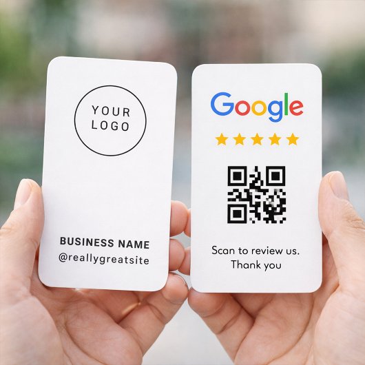 Carte de visite professionnelle de code QR pour le