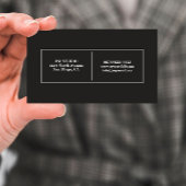 Carte de visite professionnelle de coiffeurs de qu