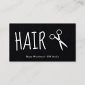 Carte de visite professionnelle de coiffeurs de qu (Devant)
