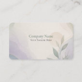 Carte de visite professionnelle de conseiller en s (Dos)