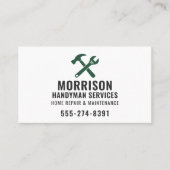 Carte de visite professionnelle de construction po (Devant)
