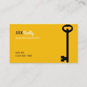 Carte de visite professionnelle de courtier immobi