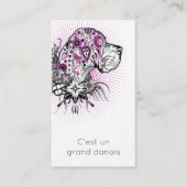 Carte de visite professionnelle de Grande Danse (Devant)