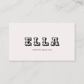 Carte de visite professionnelle de luxe minimalist (Devant)