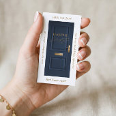Carte de visite professionnelle de luxe pour l'imm