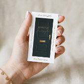 Carte de visite professionnelle de luxe pour l'imm