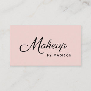 Carte de visite professionnelle de maquillage phot