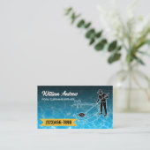 Carte de visite professionnelle de nettoyage de pi (Debout devant)