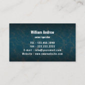 Carte de visite professionnelle de nettoyage de pi (Dos)