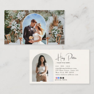 Carte de visite professionnelle de photographe