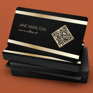 Carte de visite professionnelle de profil moderne 