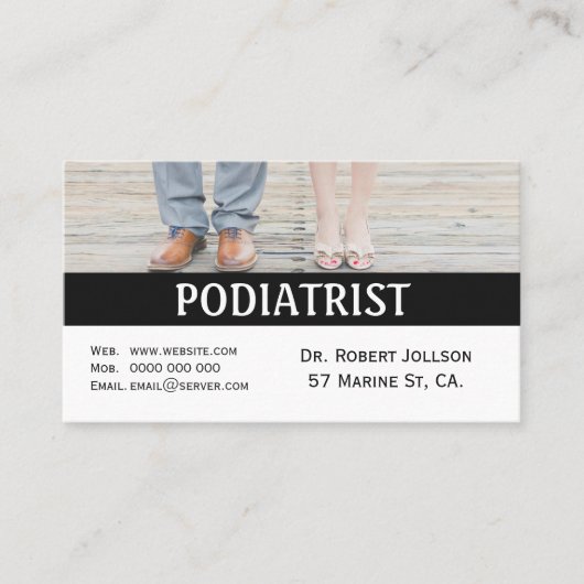 Carte de visite professionnelle de rendez-vous méd (Devant)