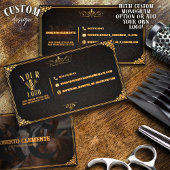 Carte de visite professionnelle de salon de coiffu