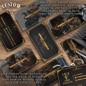 Carte de visite professionnelle de salon de coiffu