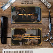 Carte de visite professionnelle de salon de coiffu