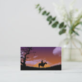 Carte de visite professionnelle de visite - (Debout devant)