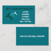 Carte de visite professionnelle de visite (Devant / Derrière)