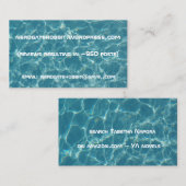 carte de visite professionnelle de visite (Devant / Derrière)