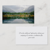 Carte de visite professionnelle de visite (Devant / Derrière)