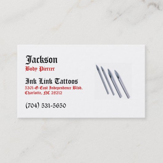 Carte de visite professionnelle de visite #2 (Devant)