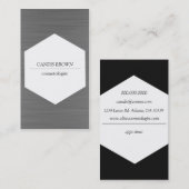 Carte de visite professionnelle de visite balayée (Devant / Derrière)