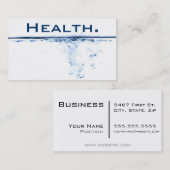 Carte de visite professionnelle de visite de (Devant / Derrière)