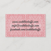 Carte de visite professionnelle de visite de (Dos)