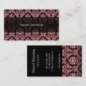 Carte de visite professionnelle de visite de (Devant / Derrière)