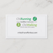 Carte de visite professionnelle de visite de (Dos)