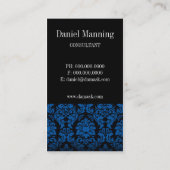 Carte de visite professionnelle de visite de (Dos)