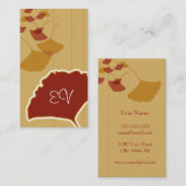 Carte de visite professionnelle de visite de (Devant / Derrière)