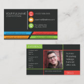 Carte de visite professionnelle de visite de mise (Devant / Derrière)