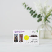 Carte de visite professionnelle de visite de perte (Debout devant)