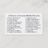 Carte de visite professionnelle de visite de perte (Dos)