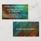 CARTE DE VISITE PROFESSIONNELLE de VISITE de ZAZZL (Devant / Derrière)