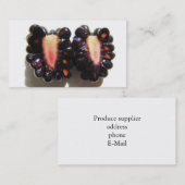 Carte de visite professionnelle de visite découpée (Devant / Derrière)