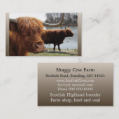 Carte de visite professionnelle de visite des (Devant / Derrière)