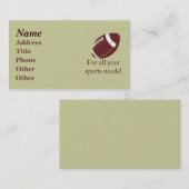 Carte de visite professionnelle de visite du (Devant / Derrière)