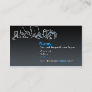 Carte de visite professionnelle de visite experte
