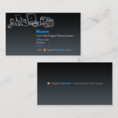 Carte de visite professionnelle de visite experte (Devant / Derrière)