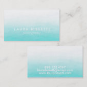 Carte de visite professionnelle de visite faite (Devant / Derrière)