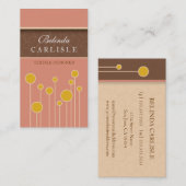 Carte de visite professionnelle de visite simple (Devant / Derrière)