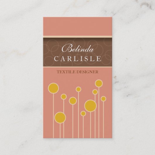 Carte de visite professionnelle de visite simple (Devant)