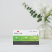 Carte de visite professionnelle de yoga (Debout devant)